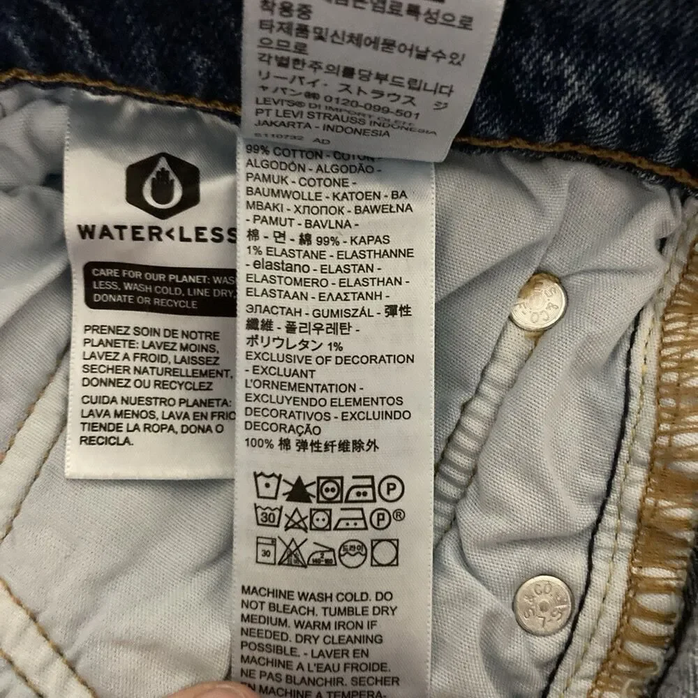 Levis used no